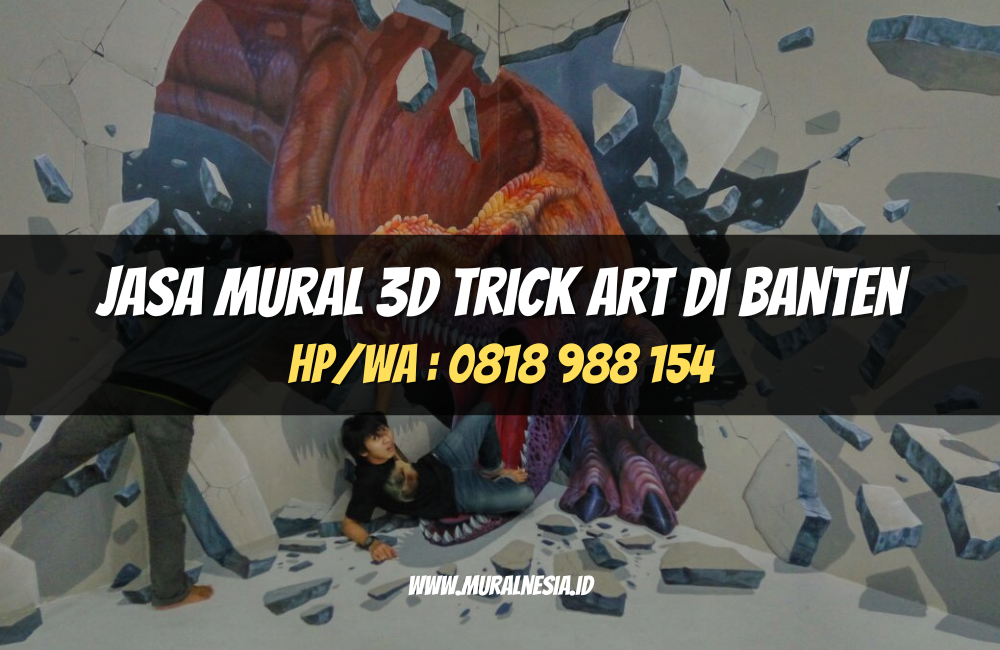 Jasa Mural 3D Trick Art di Banten