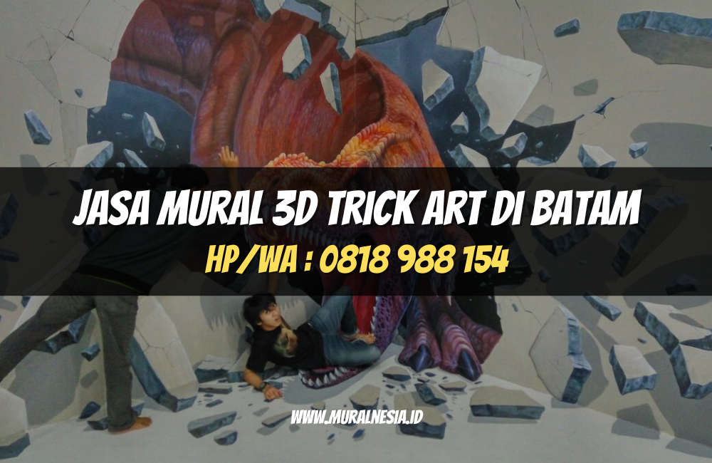 Jasa Mural 3D Trick Art di Batam