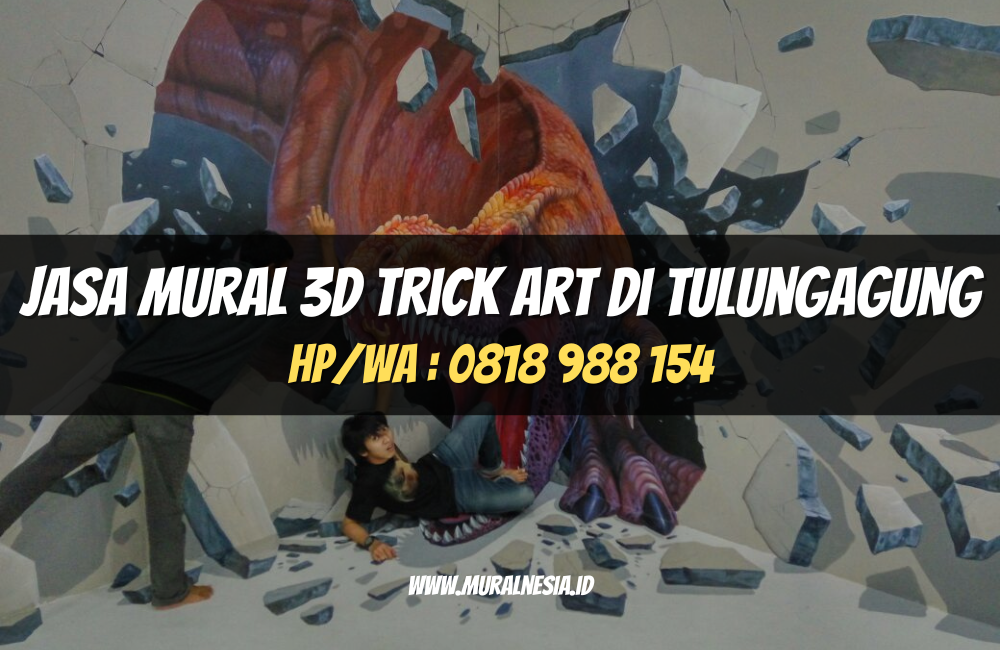 Jasa Mural 3D Trick Art di Tulungagung