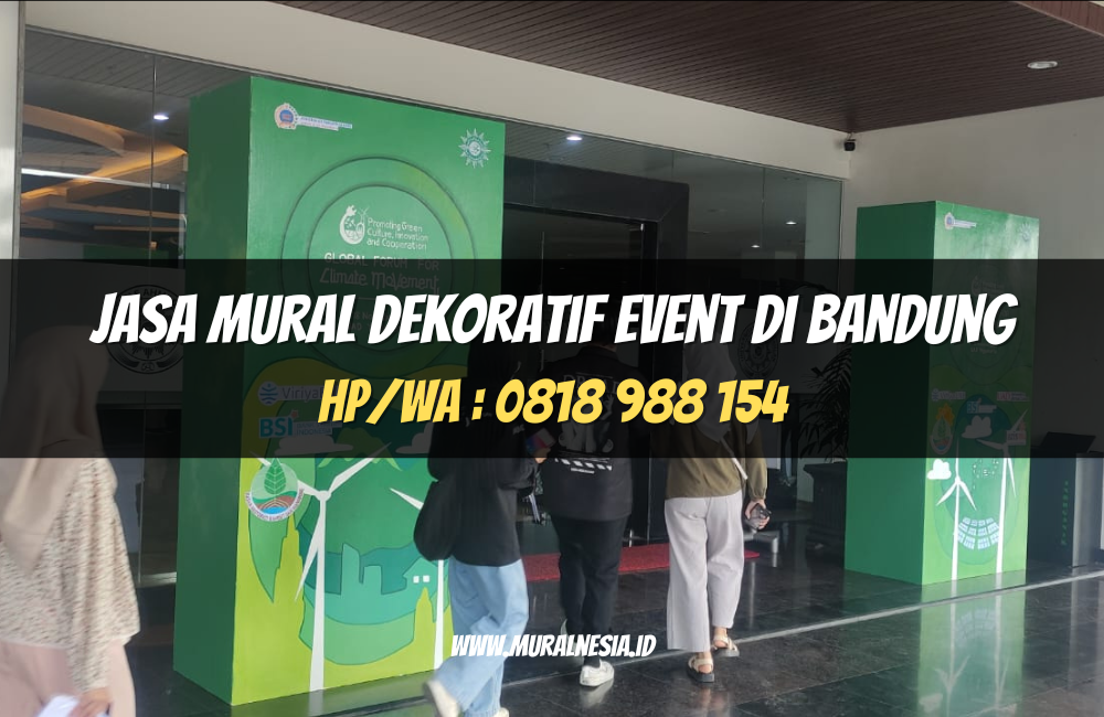 Jasa Mural Dekoratif Event di Bandung