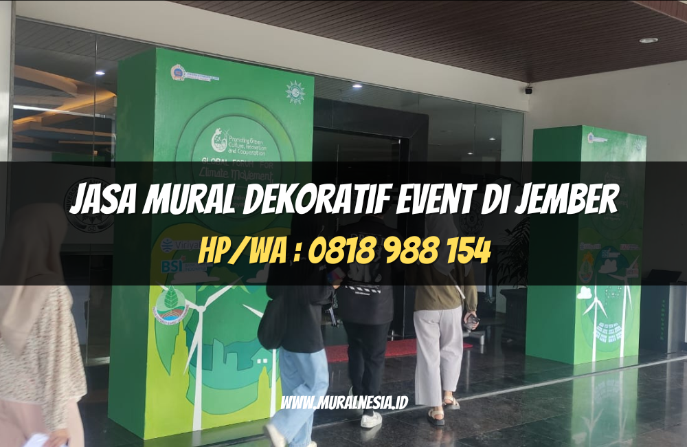 Jasa Mural Dekoratif Event di Jember