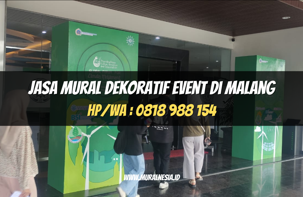 Jasa Mural Dekoratif Event di Malang