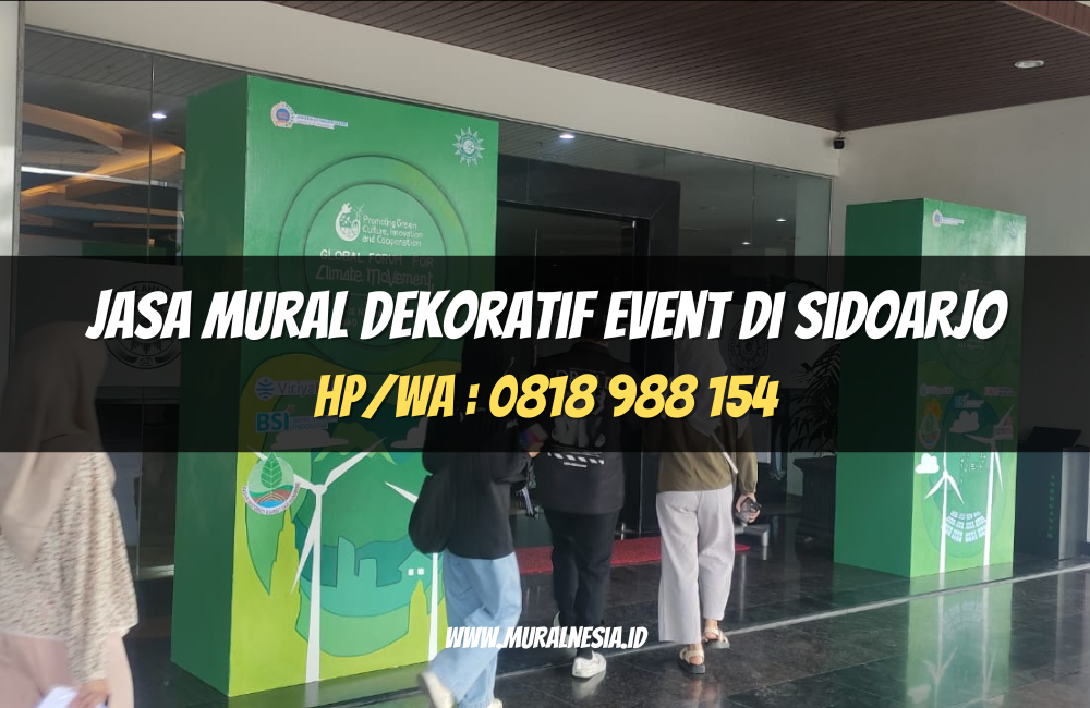 Jasa Mural Dekoratif Event di Sidoarjo