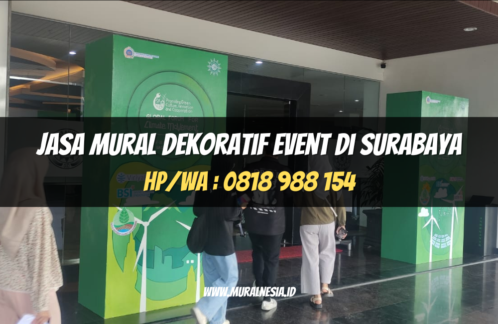 Jasa Mural Dekoratif Event di Surabaya