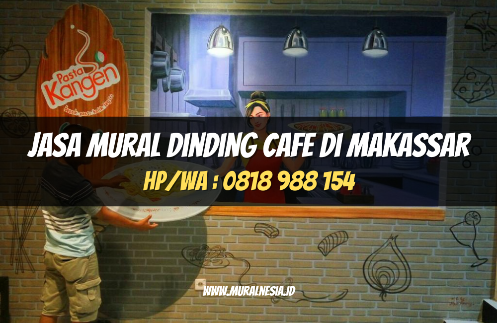 Jasa Mural Dinding Cafe di Makassar