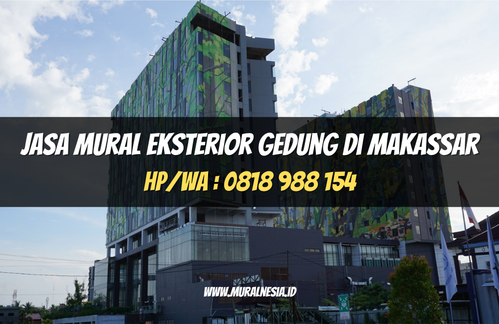 Jasa Mural Eksterior Gedung di Makassar