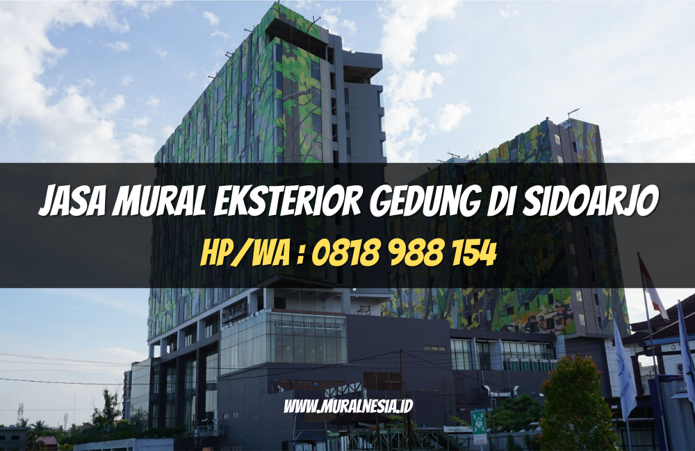 Jasa Mural Eksterior Gedung di Sidoarjo