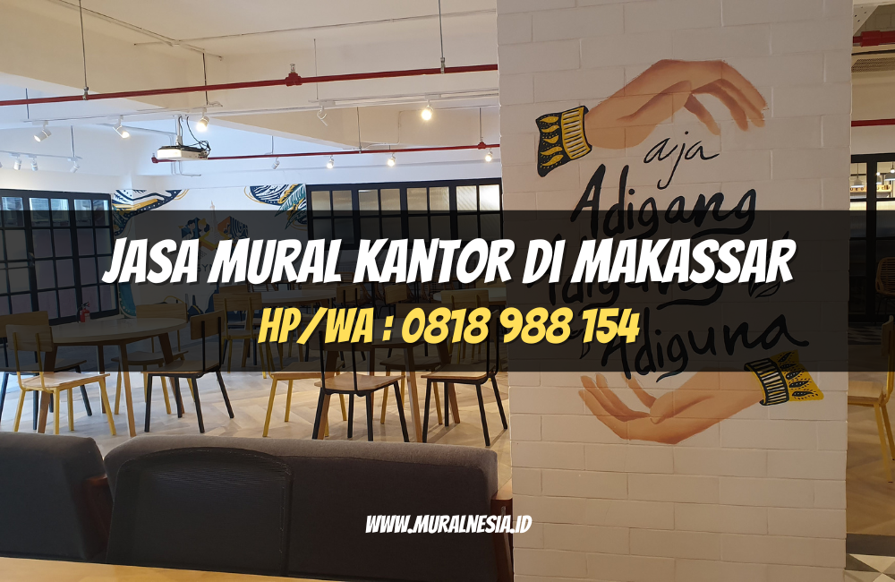 Jasa Mural Kantor di Makassar